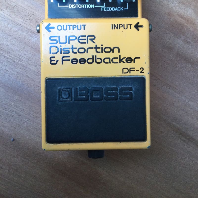 used 1984 Boss DF-2 Super Distortion & Feedbacker Orange - Effect Pedal