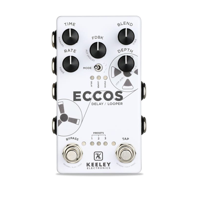 new Vintage Keeley Eccos Tape & Looper Pedal Delay - Effect Pedal