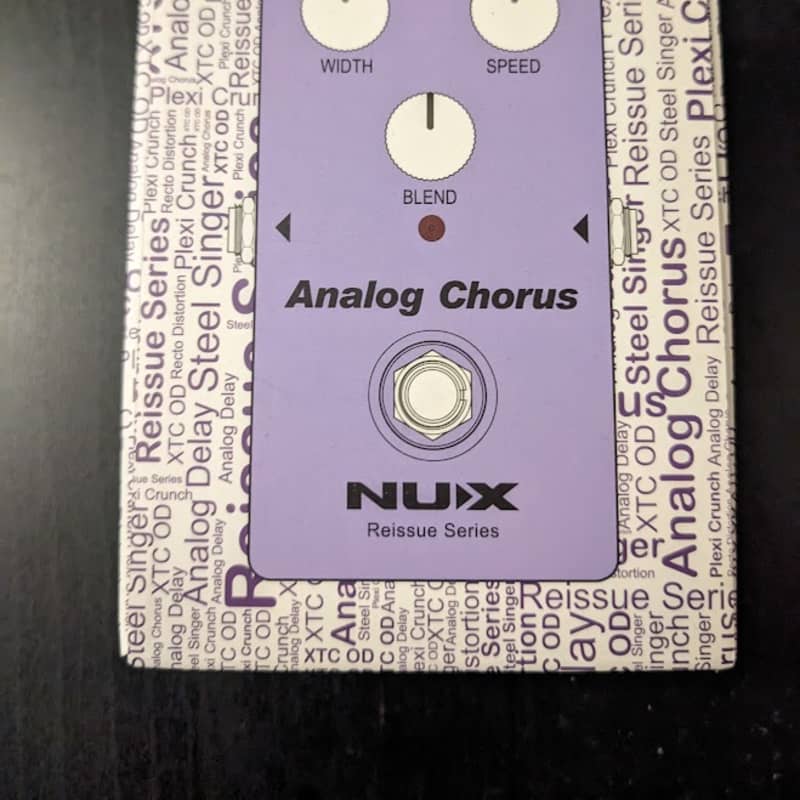 new 2010s NuX Reissue Series Analog Chorus Purple - Effect Pedal