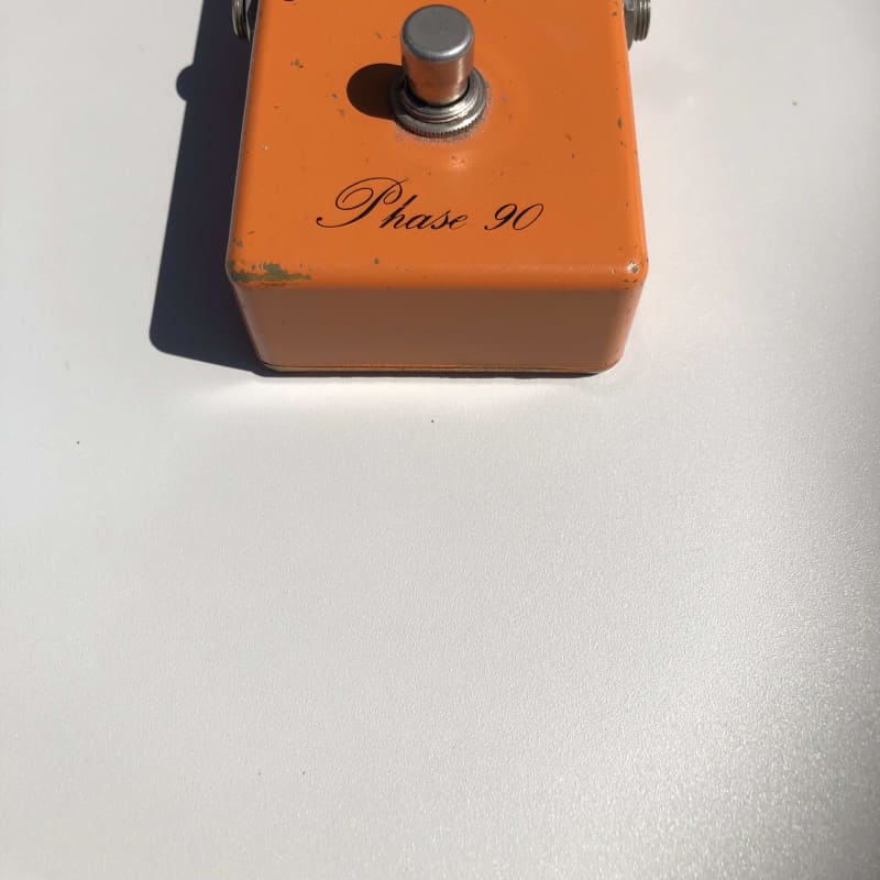 used 1972 - 1975 MXR MX-101 Script Phase 90 Orange - Effect Pedal