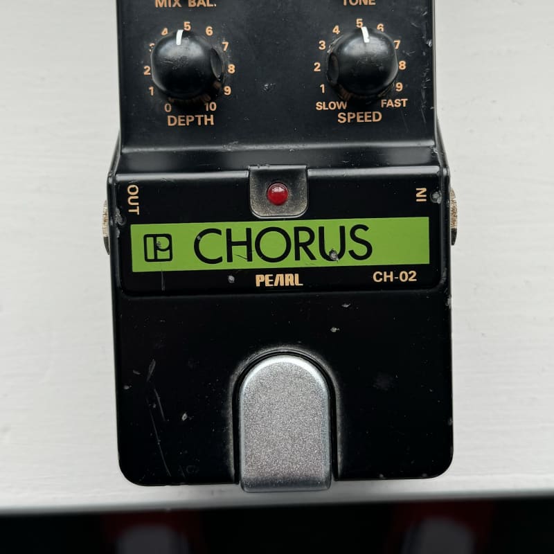 used 1980s Pearl CH-02 Chorus Black - Effect Pedal