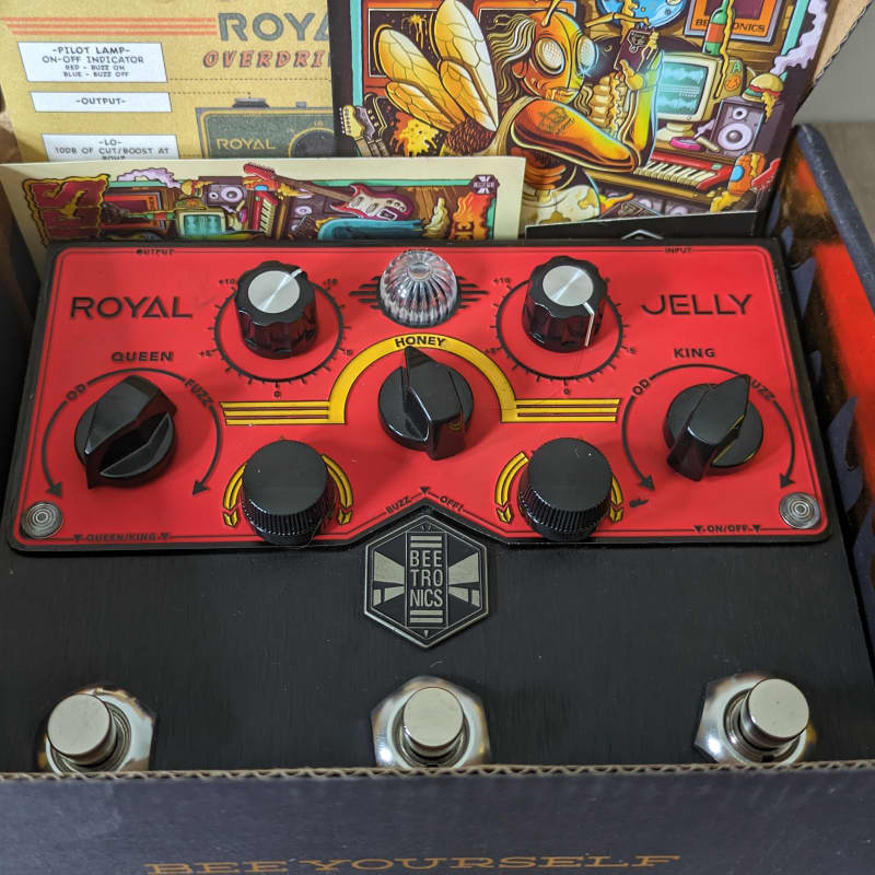 used 2018 - Present Beetronics Royal Jelly Overdrive / Fuzz Various - Effect Pedal