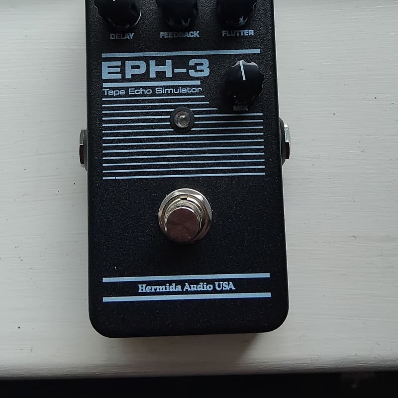 used 2010s Hermida Audio EPH-3 Tape Echo Simulator Black - Effect Pedal