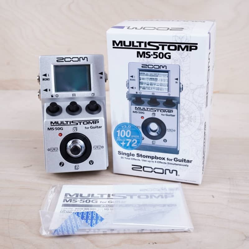 used 2010s Zoom MS-50G Silver - Effect Pedal