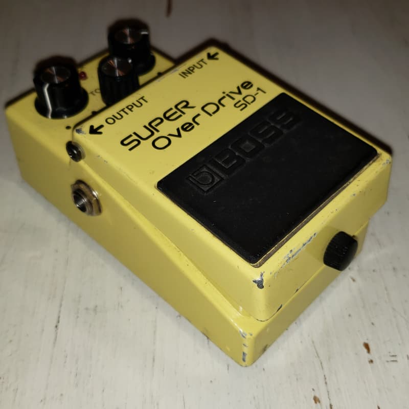 used 1985 Boss Super Overdrive SD1 Yellow - Effect Pedal