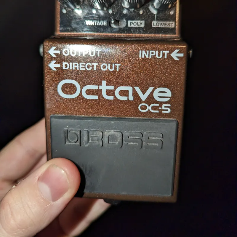 used 2020 - Present Boss OC-5 Octave Brown - Effect Pedal