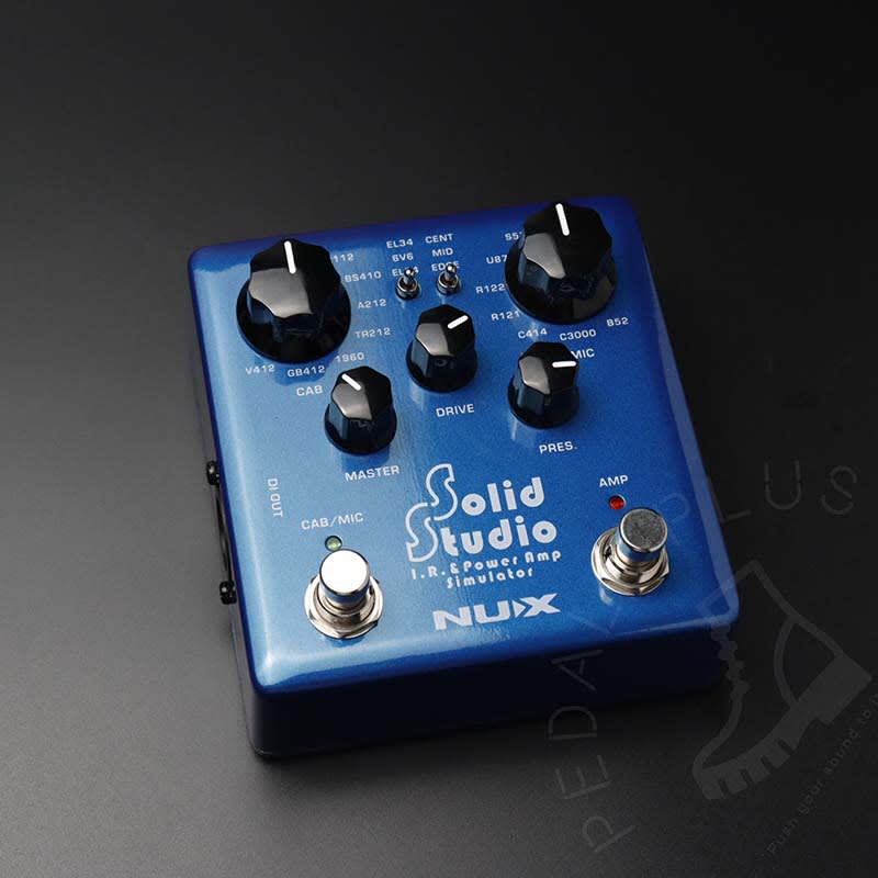 used 2010s NuX NSS-5 Solid Studio IR and Power Amp Simulator Blue - Effect Pedal