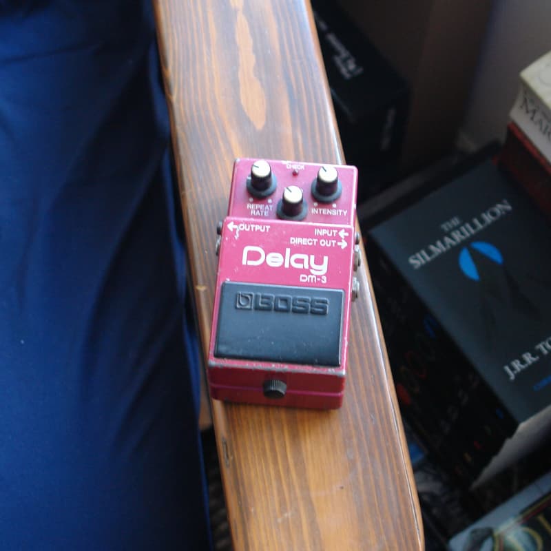 used 1984 - 1986 Boss DM-3 Delay (Green Label) Red - Effect Pedal