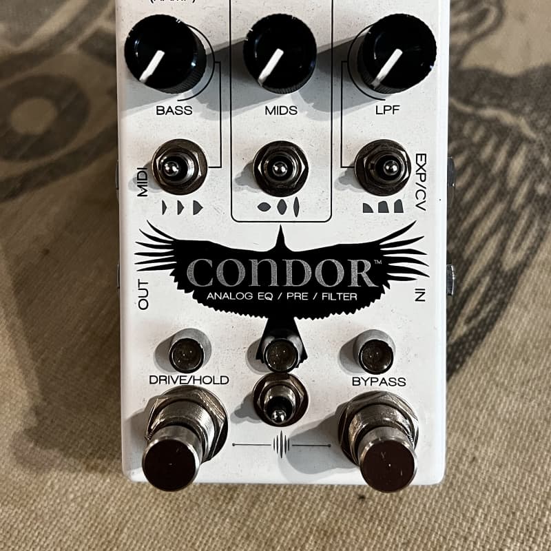 used 2010s Chase Bliss Audio Condor Analog Tone Bird White - Effect Pedal