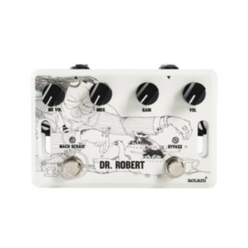 used 2019 Aclam Guitars Dr. Robert Overdrive White - Effect Pedal