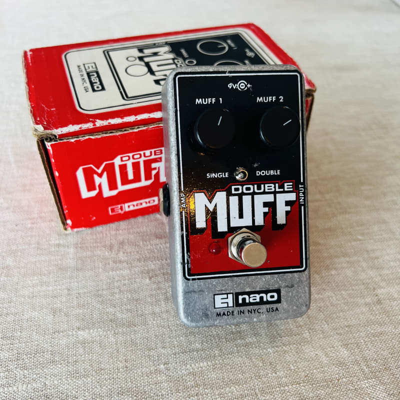 used 2010 - 2020 Electro-Harmonix Double Muff Nano Fuzz Black / Red... - Effect Pedal