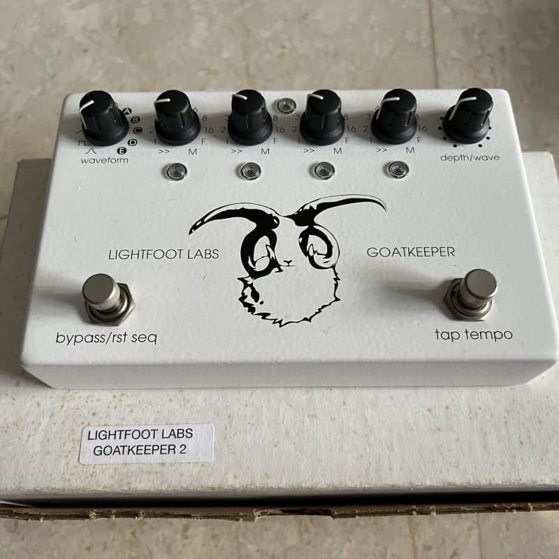 used 2010s Lightfoot Labs Goatkeeper White - Effect Pedal