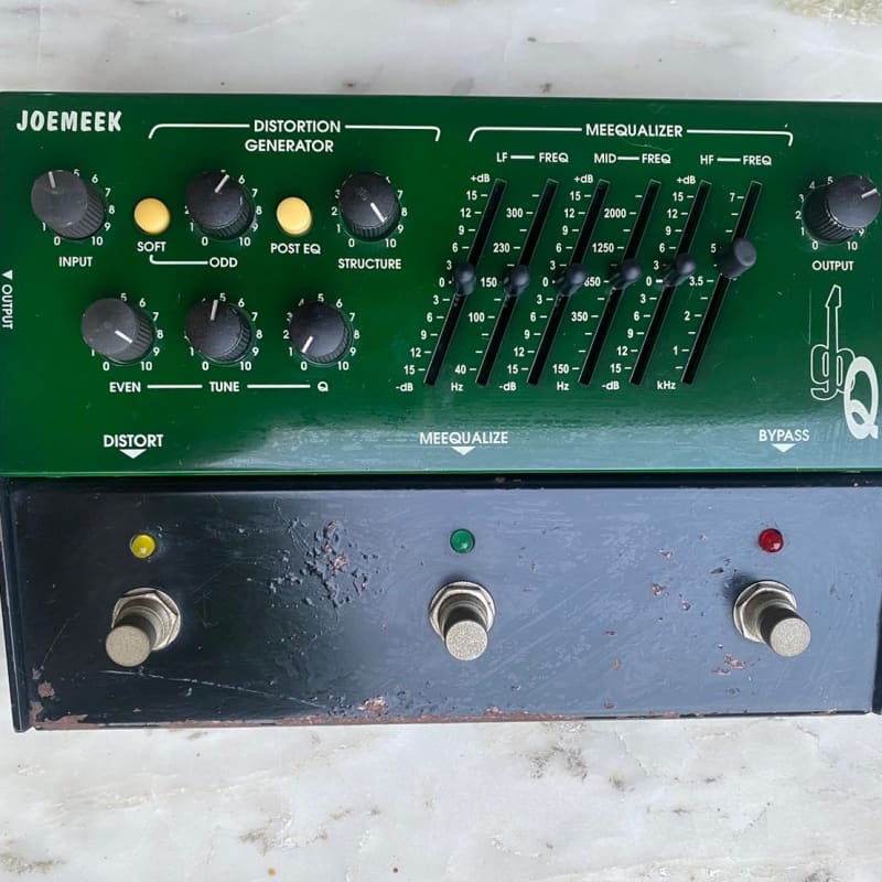 used 2010s Joemeek GBQ Distortion / EQ / Enhancer Green – Effect Pedal