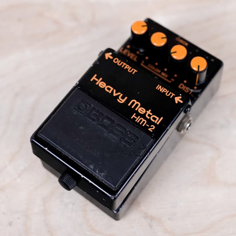 used 1984 Boss HM-2 Heavy Metal (Black Label) Black - Effect Pedal