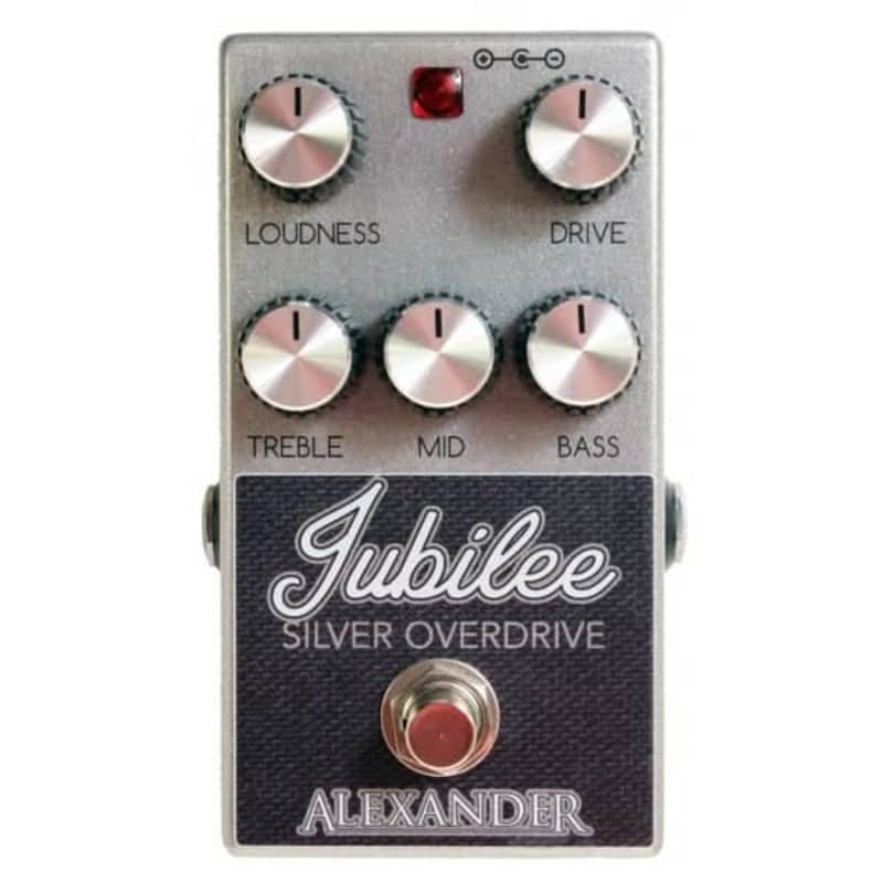 new 2022 Alexander Silver Jubilee Overdrive Silver - Effect Pedal