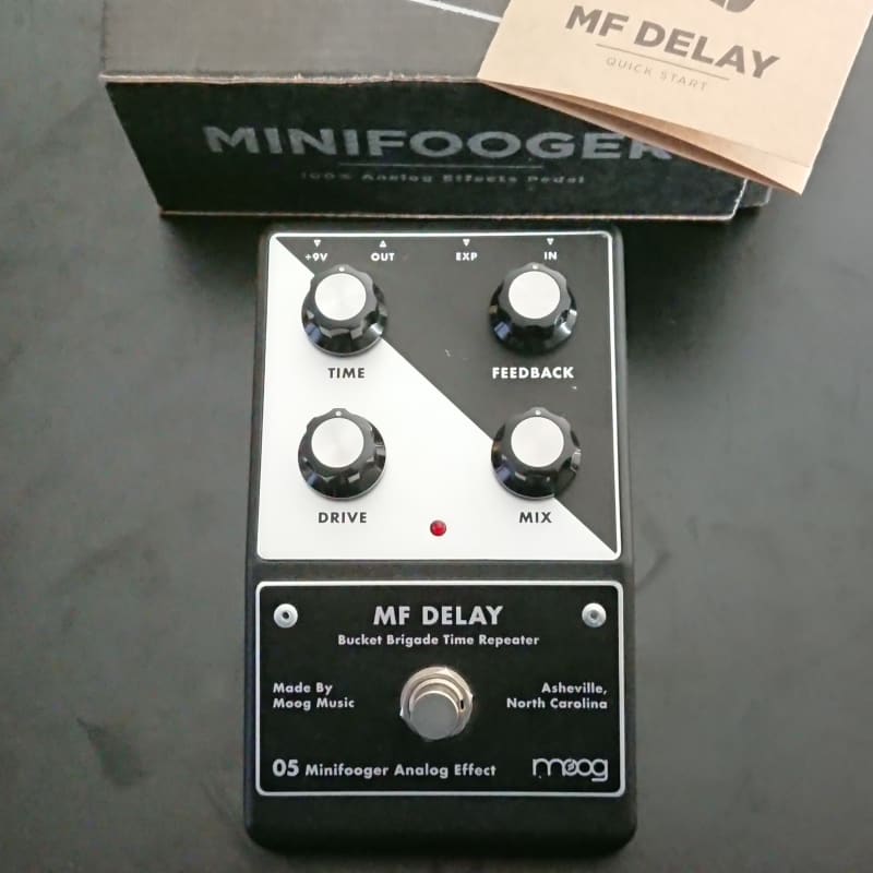 used 2010s Moog Minifooger MF Delay v2 Black - Effect Pedal