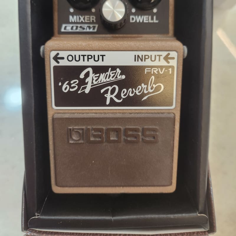 used 2009 - Present Boss FRV-1 '63 Fender Reverb Brown - Effect Pedal