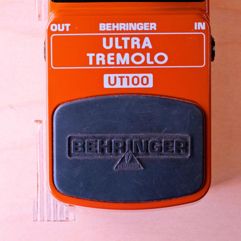 used 2000s Behringer UT100 Ultra Tremolo Brown – Effect Pedal