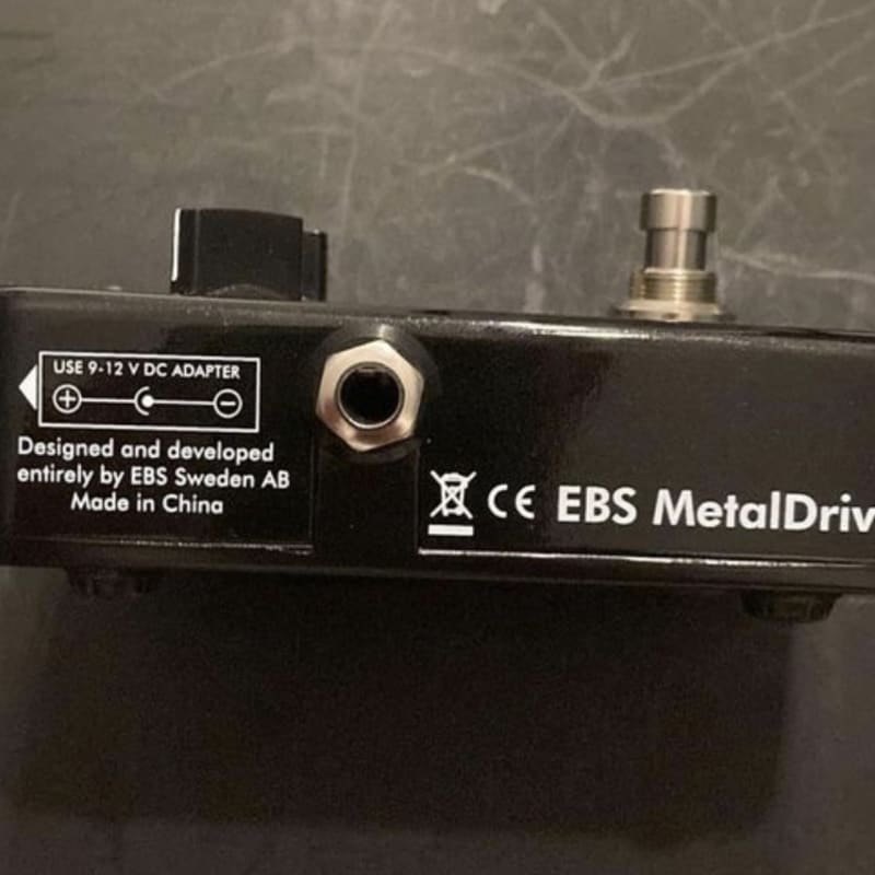 used 2010s EBS Metal Drive Studio Edition Black - Effect Pedal