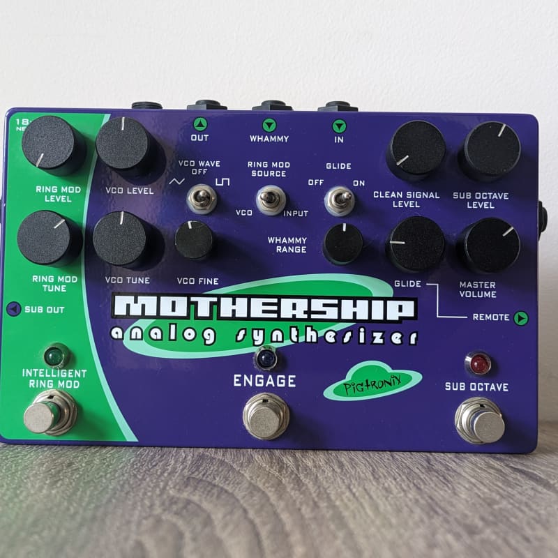 used 2012 Pigtronix Mothership Green & Purple - Effect Pedal