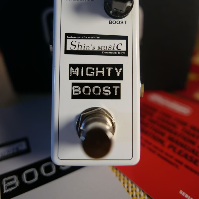 used 2022 - Present Shin's Music Mighty Boost White - Effect Pedal