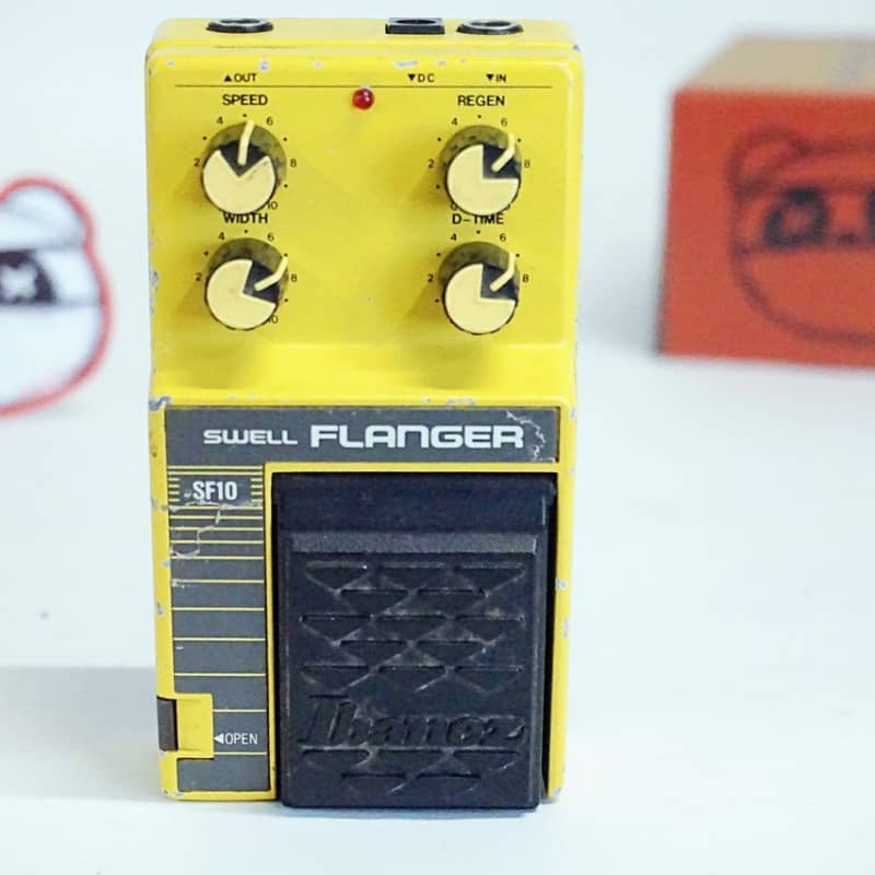 used 1980s Ibanez SF10 Swell Flanger Yellow - Effect Pedal