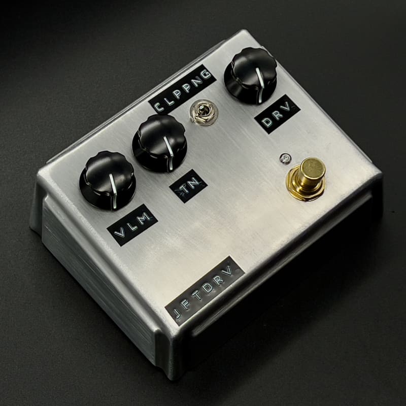 used FFX Pedals JFTDRV ROG Peppermill Clone w/Mods Brushed Aluminum - Effect Pedal