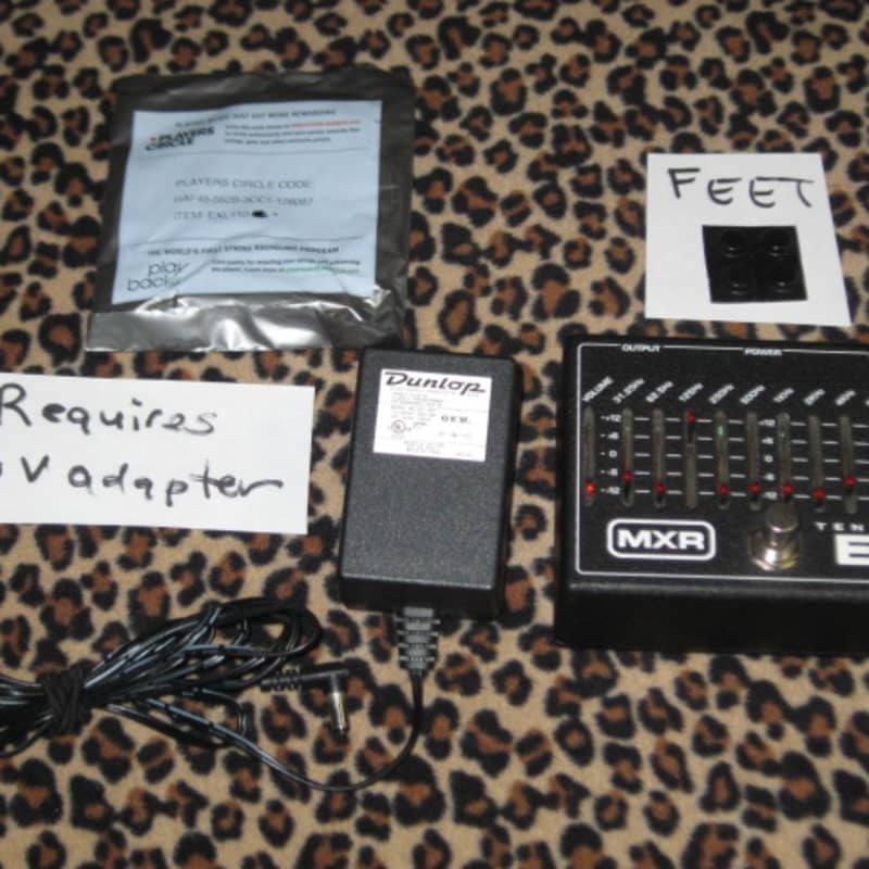 used 2010s MXR M108 10 Band EQ (black casing) + 18v adapter mode EC... - Effect Pedal