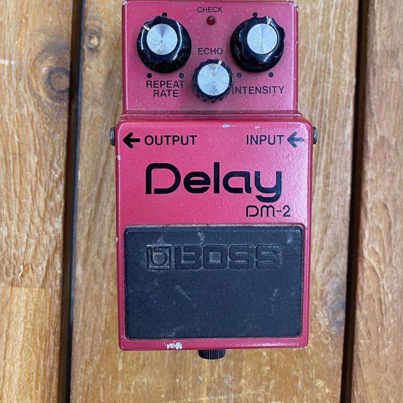 used 1981 - 1984 Boss DM-2 Delay (Black Label) Pink - Effect Pedal