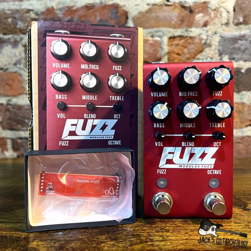 used 2020s Jackson Audio Modular Fuzz Red – Effect Pedal