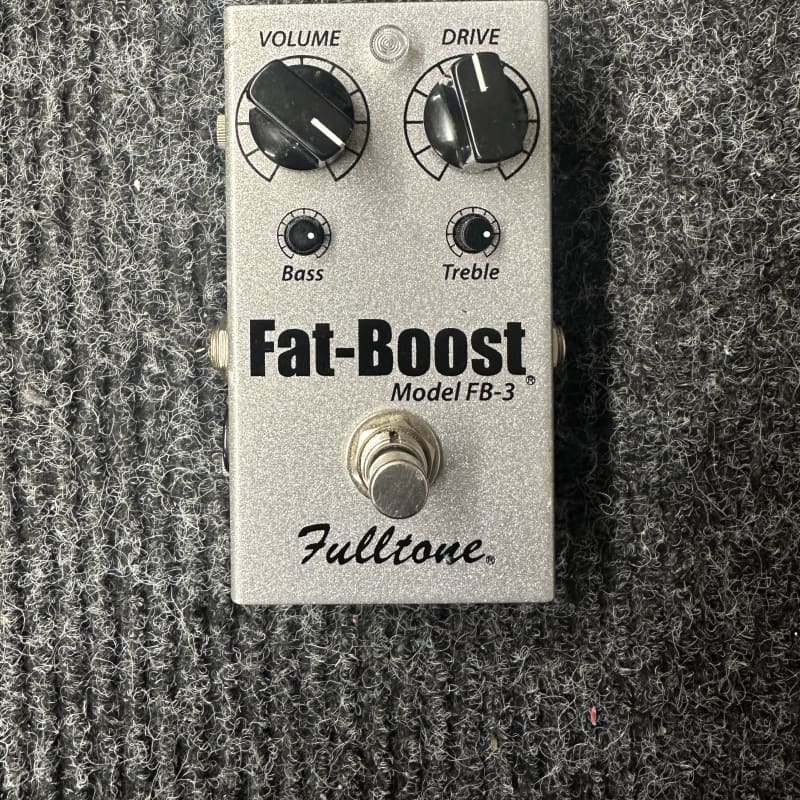 used 2010s Fulltone Fat Boost FB-3 Silver - Effect Pedal