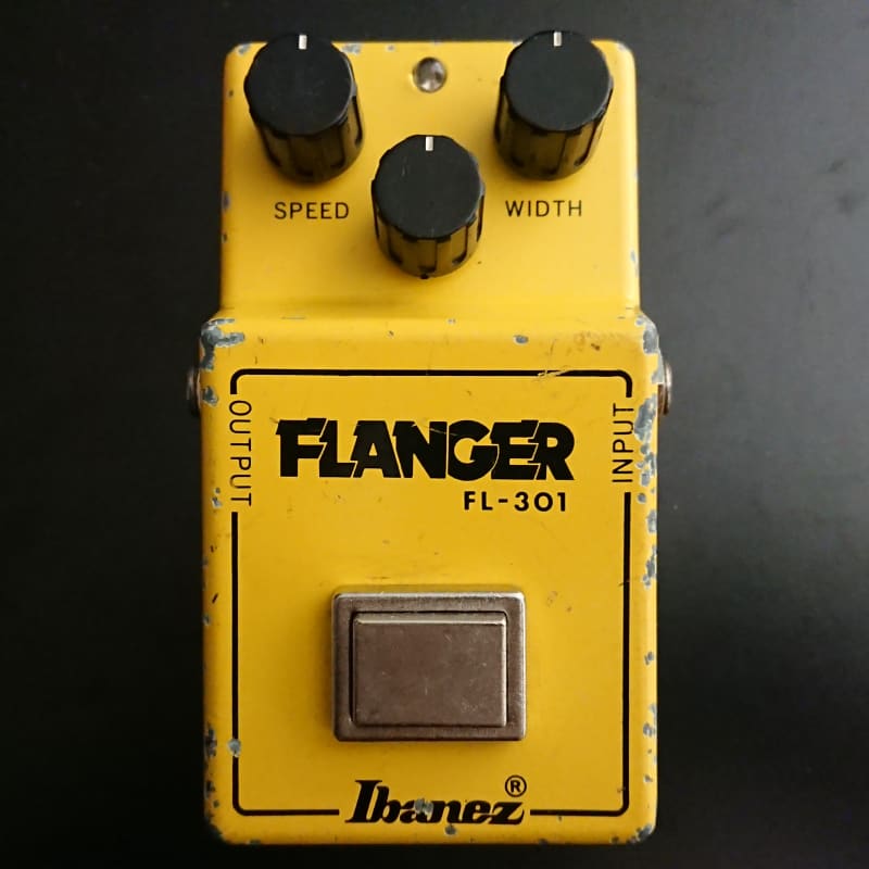 used 1980s Ibanez FL-301 Flanger Yellow - Effect Pedal