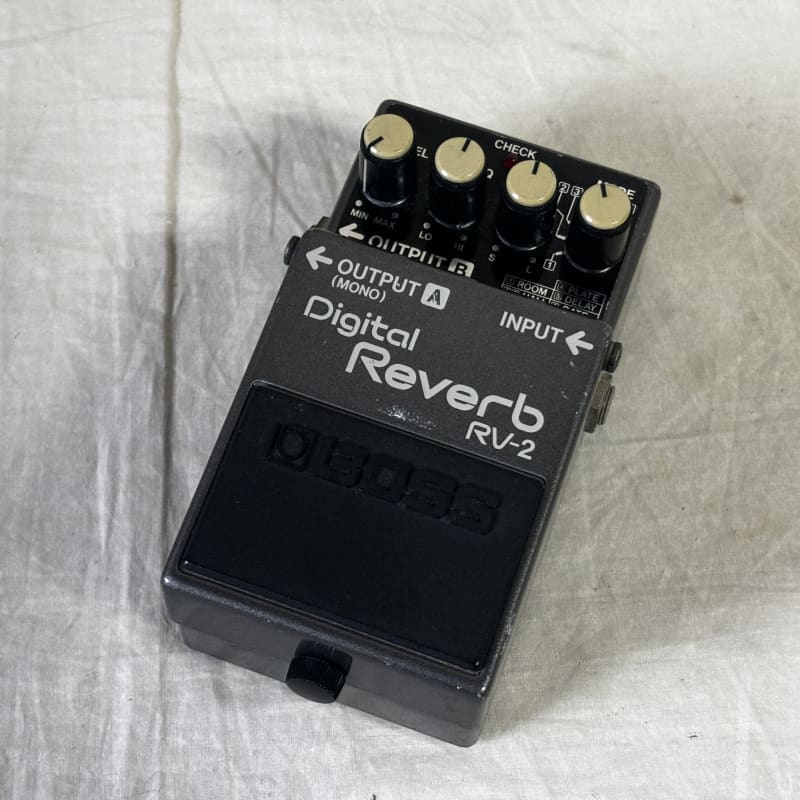 used 1987 - 1989 Boss RV-2 Digital Reverb (Dark Gray Label) Gray - Effect Pedal