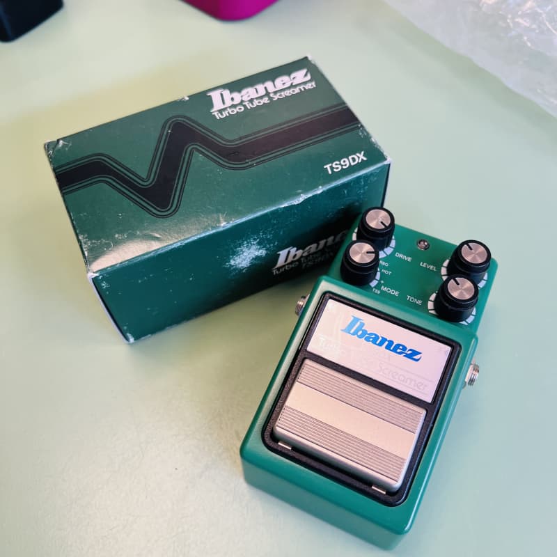 used 1998 - Present Ibanez TS9DX Turbo Tube Screamer Green - Effect Pedal