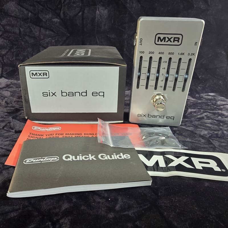 used 2016 - Present MXR M109S Six Band EQ Silver - Effect Pedal