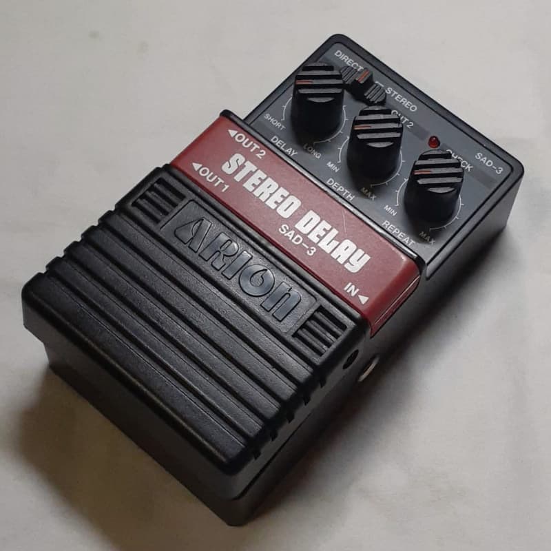 used 2000's Arion SAD-3 Stereo Delay Black - Effect Pedal