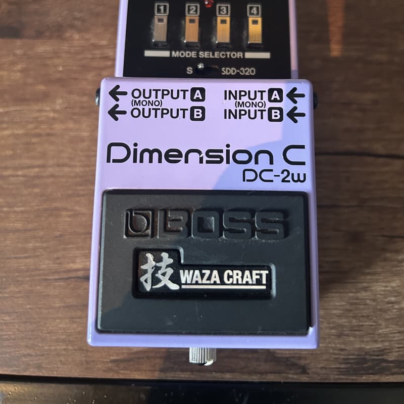 used 2018 - Present Boss DC-2W Dimension C Chorus Waza Craft Purple - Effect Pedal