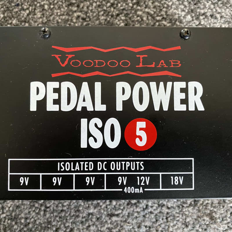 used 2010s Voodoo Lab Pedal Power Iso 5 Black - Effect Pedal