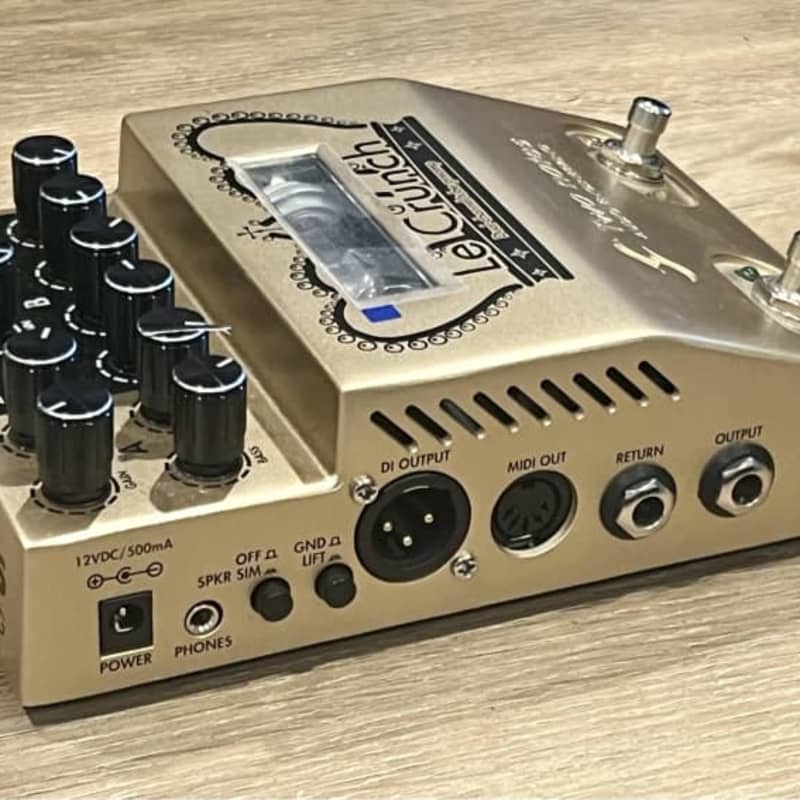 used 2010s Two Notes Le Crunch Dual Channel Tube Preamp Gold - Effect Pedal