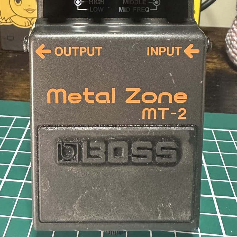 used 1991 - Present Boss MT-2 Metal Zone (Silver Label) Black - Effect Pedal