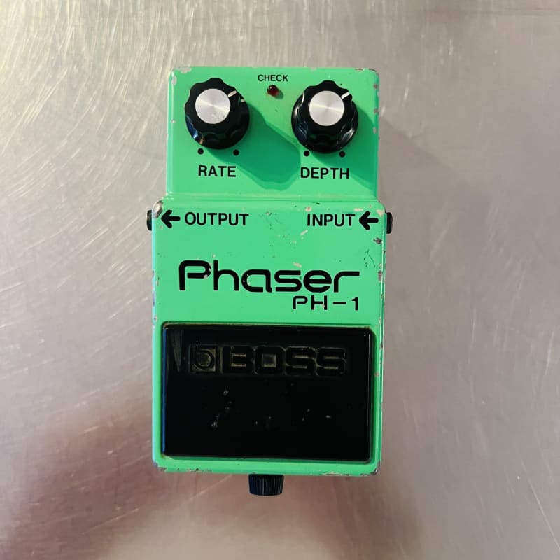 used 1977 - 1981 Boss PH-1 Phaser (Black Label) Green - Effect Pedal