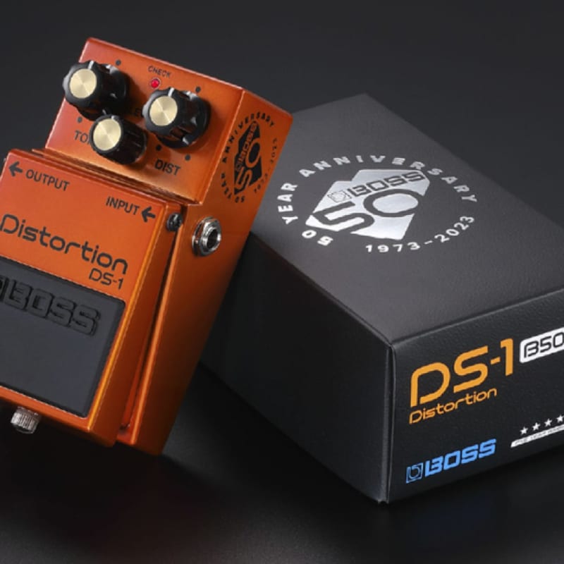 new 2023 Boss Limited Edition 50th Anniversary DS-1 Distortion Ped... - Effect Pedal