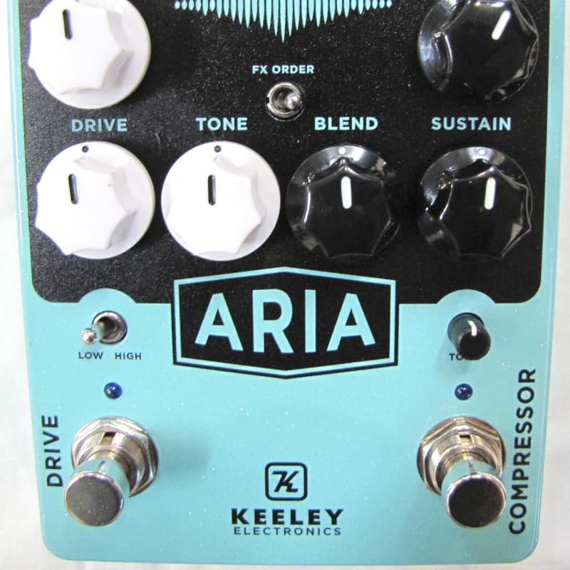 used 2018 Keeley Aria Compressor Overdrive Blue – Effect Pedal