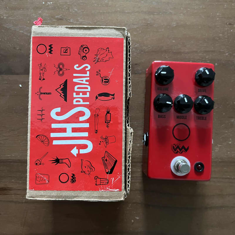 used 2016 - Present JHS Angry Charlie V3 Red - Effect Pedal