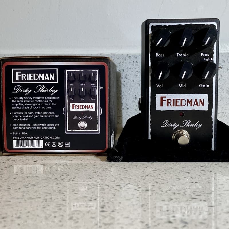 used ~2020 Friedman Dirty Shirley Overdrive Black - Effect Pedal