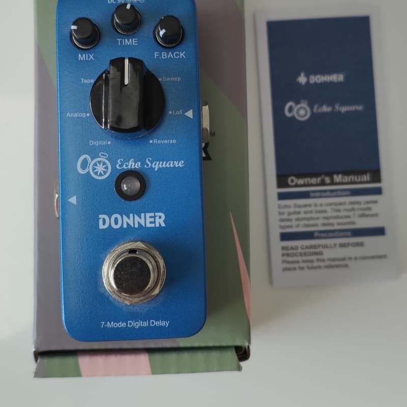 used 2017 - Present Donner Echo Square Blue - Effect Pedal