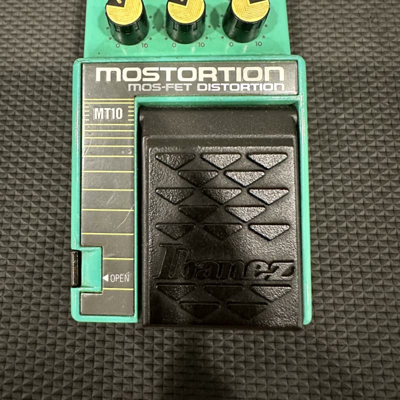 used 1990s Ibanez MT10 Mostortion Green - Effect Pedal