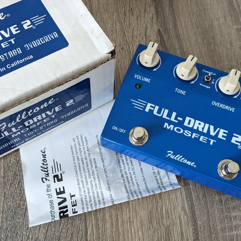 used 2000s Fulltone Full-Drive 2 Mosfet Blue - Effect Pedal