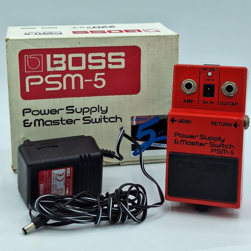 used 1984 - 1990 Boss PSM-5 Power Supply & Master Switch (Black... - Effect Pedal