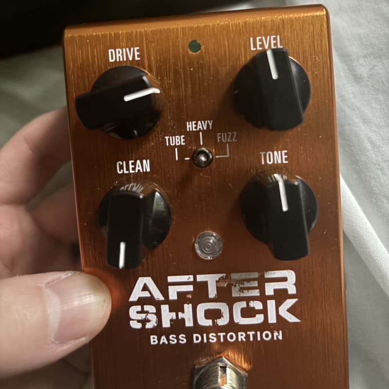 used 2010s Source Audio Aftershock Bass Distortion Orange - Effect Pedal